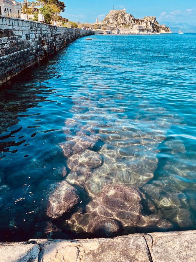 Melina Garitsa Corfu Town Daire Dış mekan fotoğraf